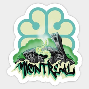 montreal ville verte Sticker